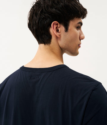 Vince cotton tee | dark blue