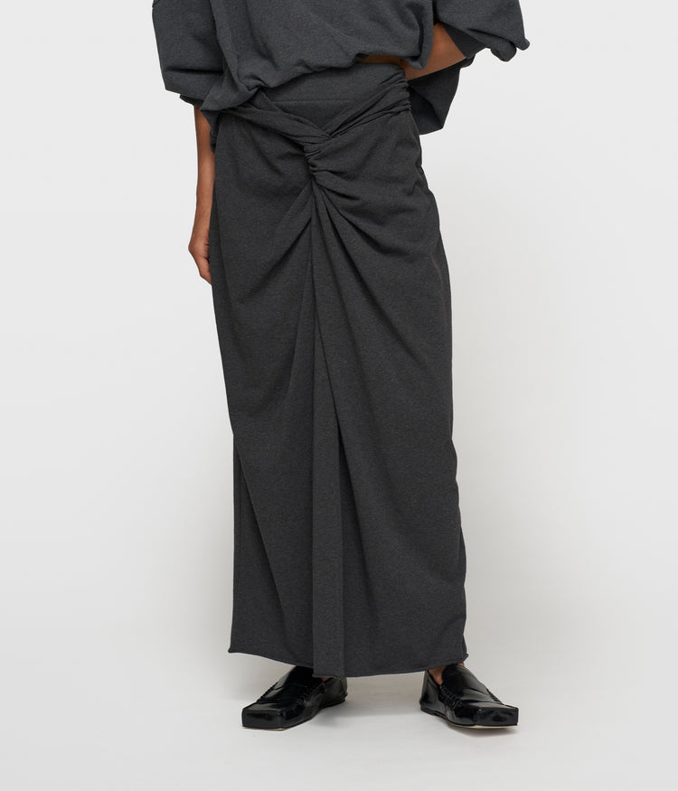 maxi drape skirt | antra melee