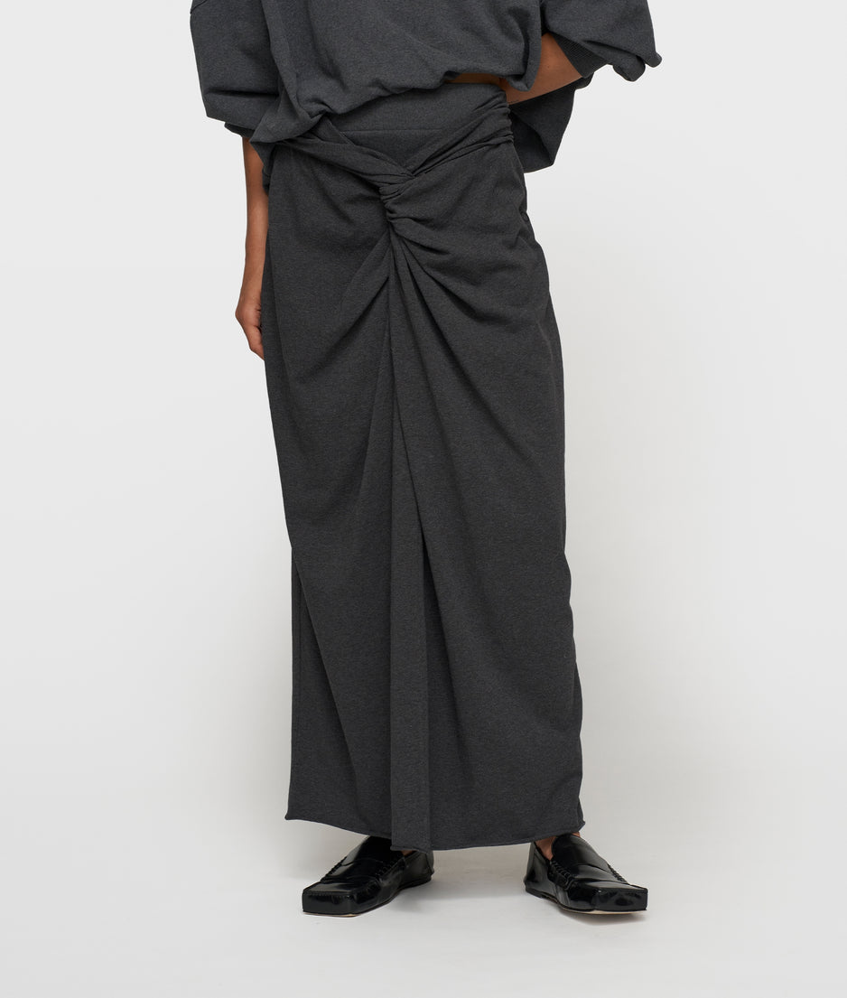 maxi drape skirt | antra melee