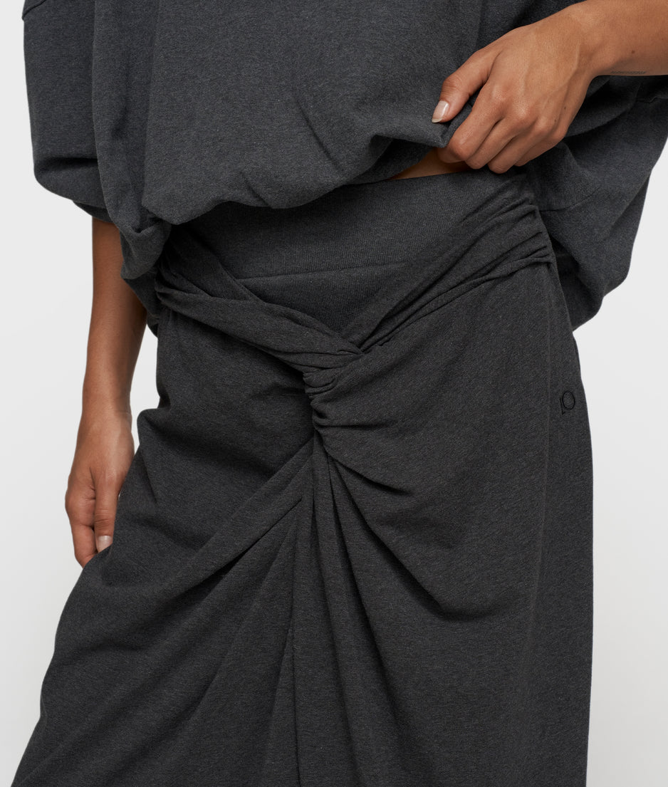 maxi drape skirt | antra melee