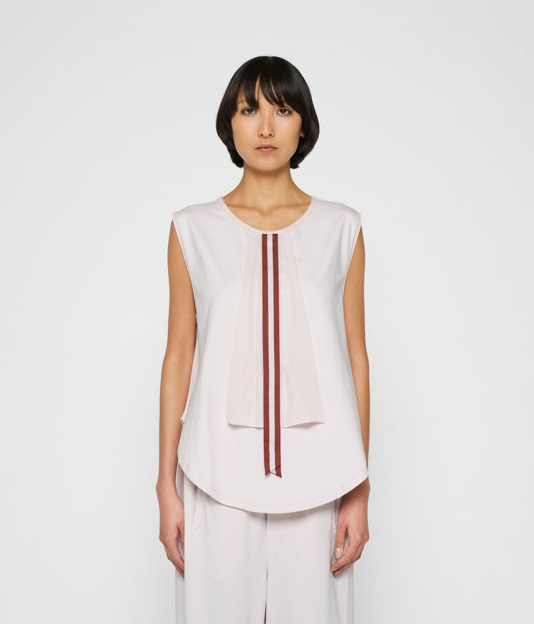 bow top jersey | pale lilac