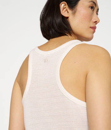 singlet mesh | ecru