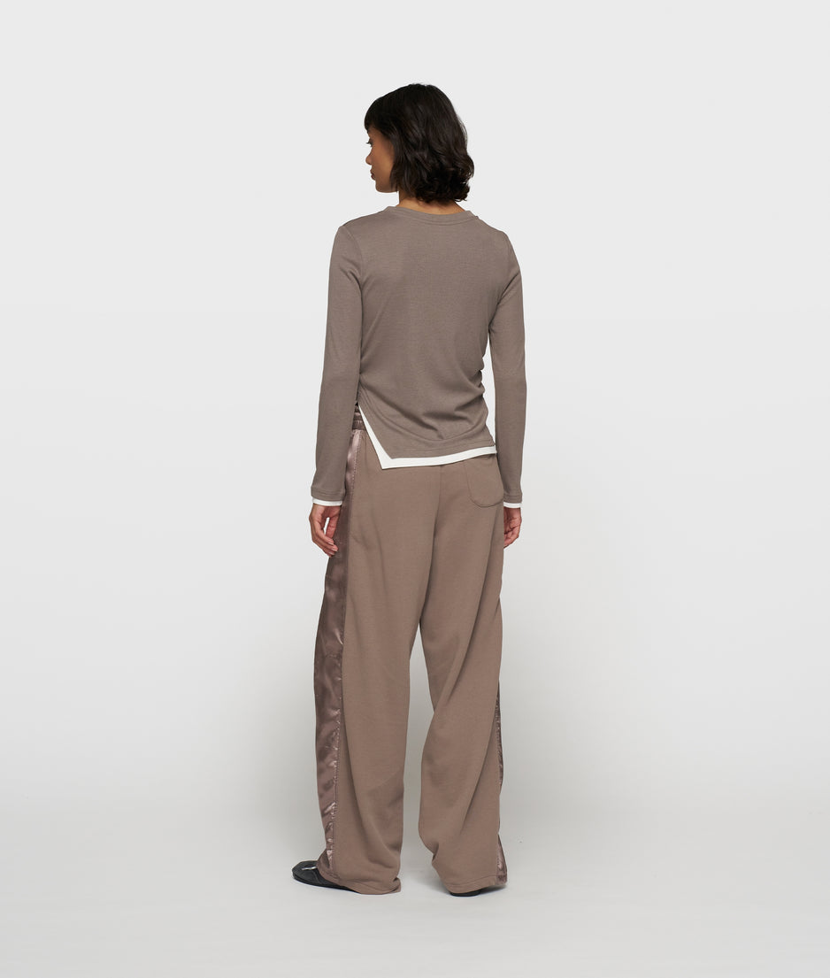 long sleeve tee rib | moonrock