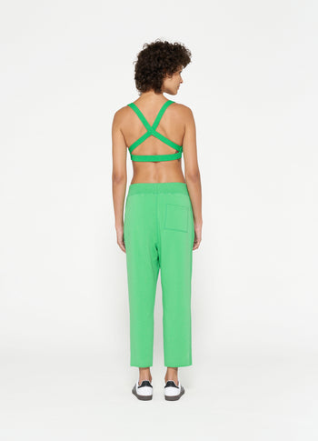 sporty bra uni | apple green