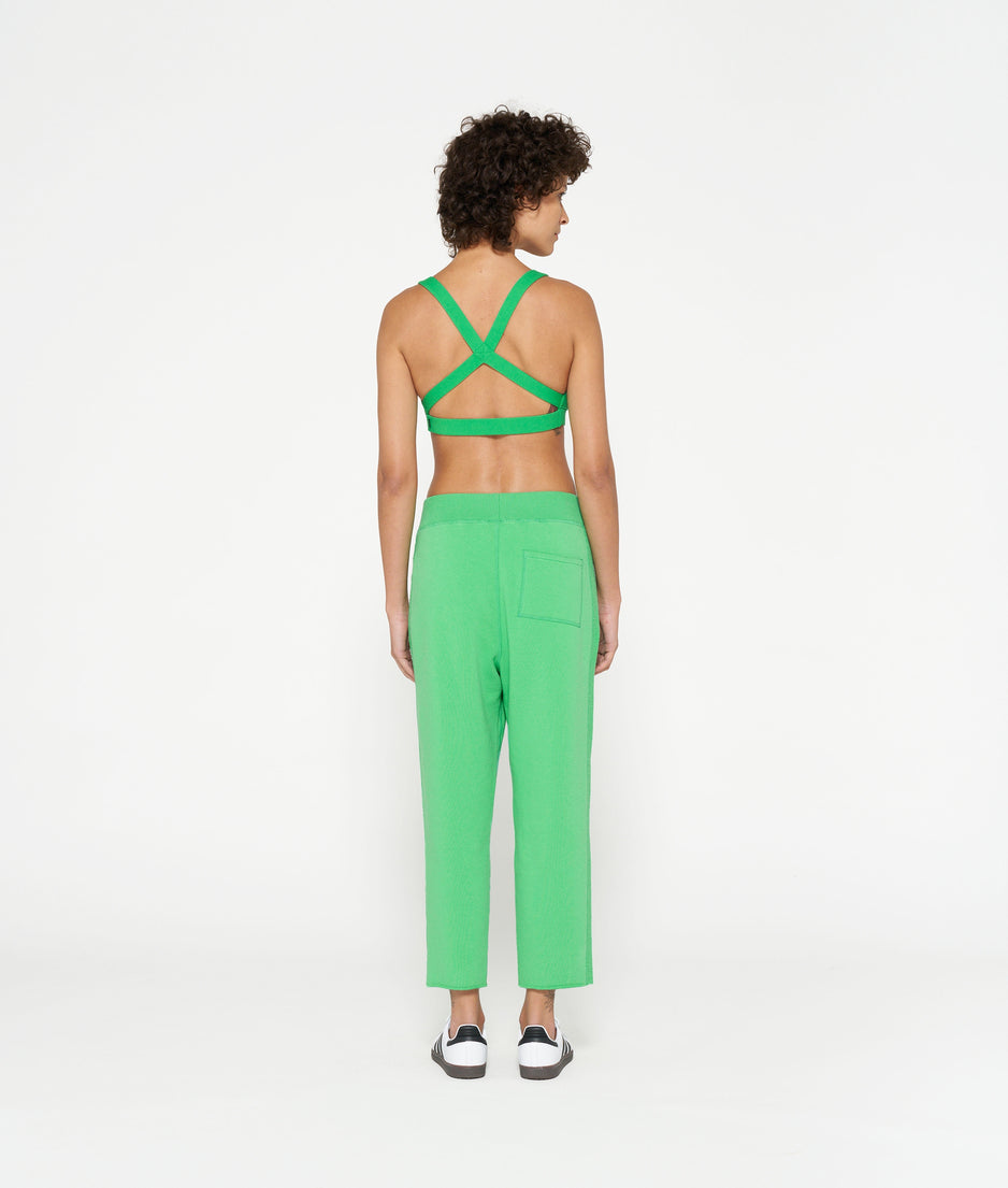 sporty bra uni | apple green