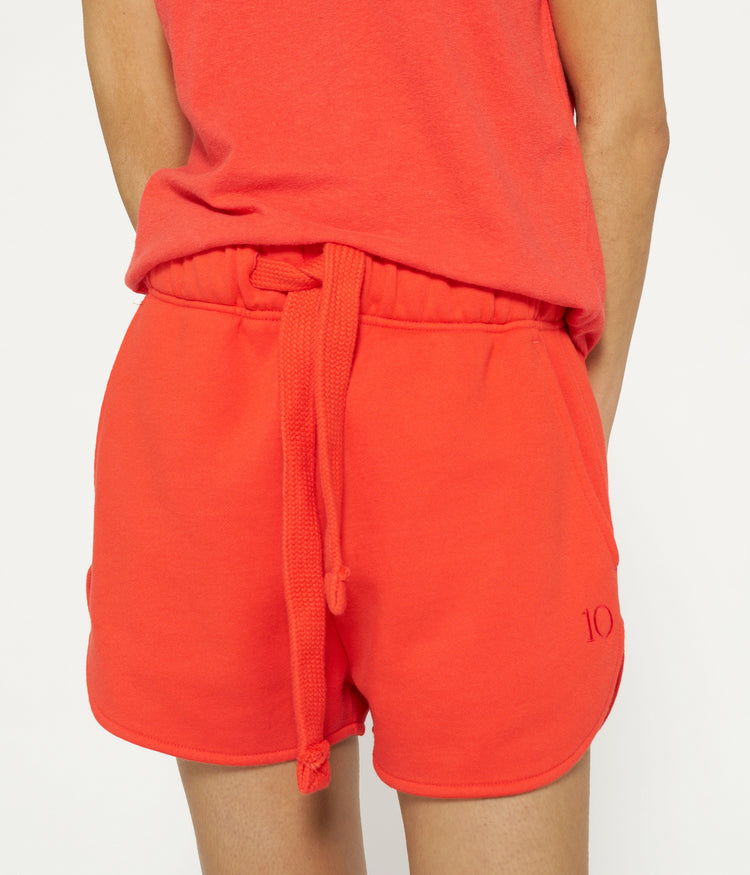 Bar shorts | poppy red