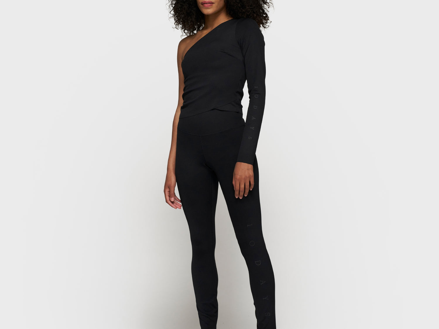 sporty leggings | black