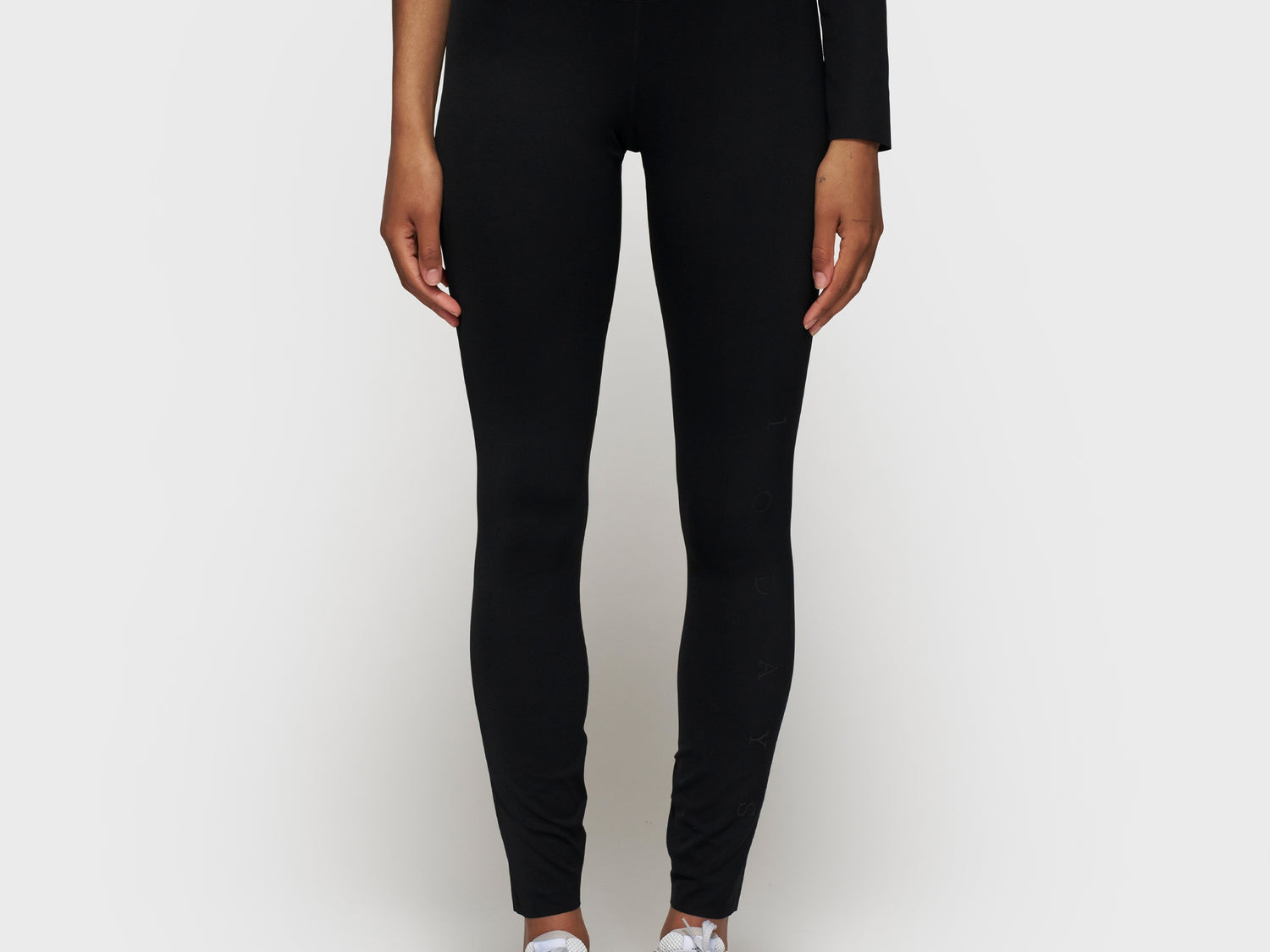 sporty leggings | black