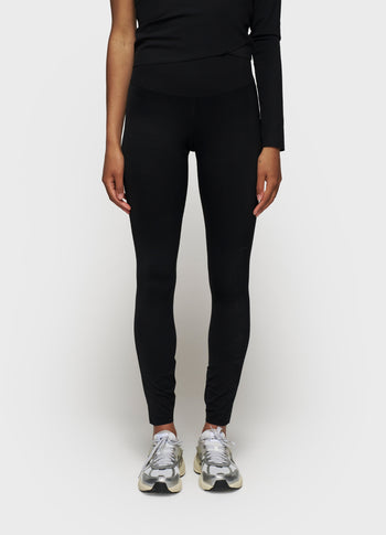 sporty leggings | black