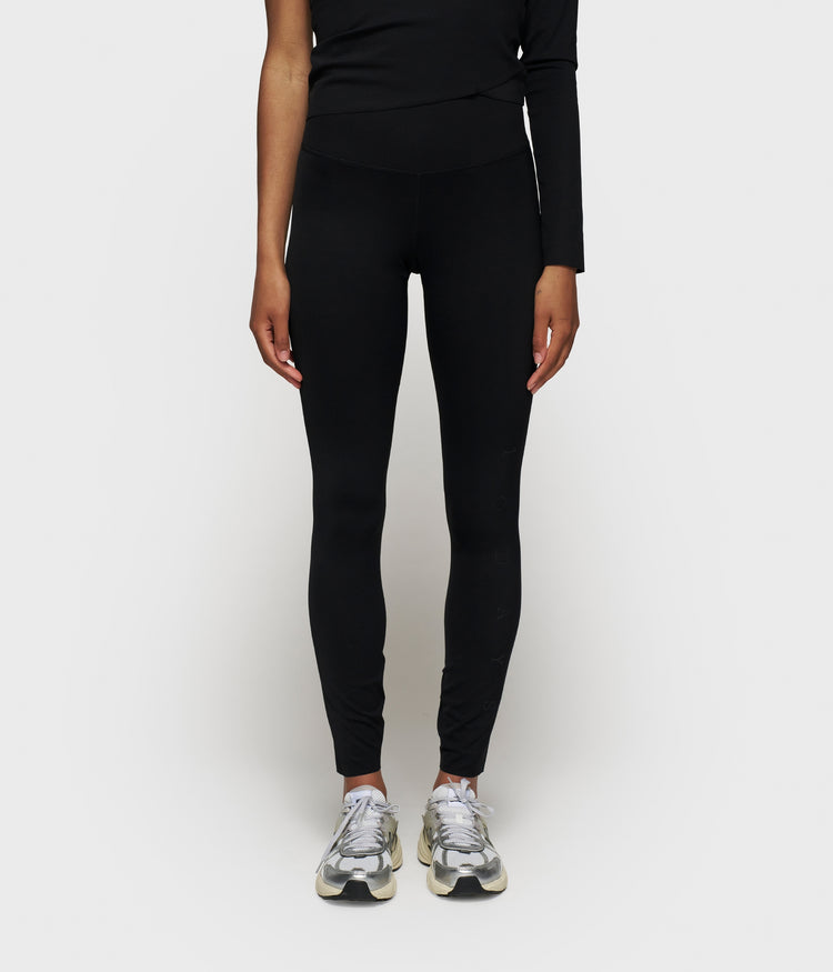 sporty leggings | black