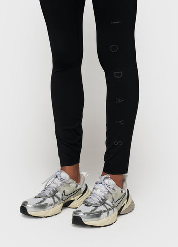 sporty leggings | black