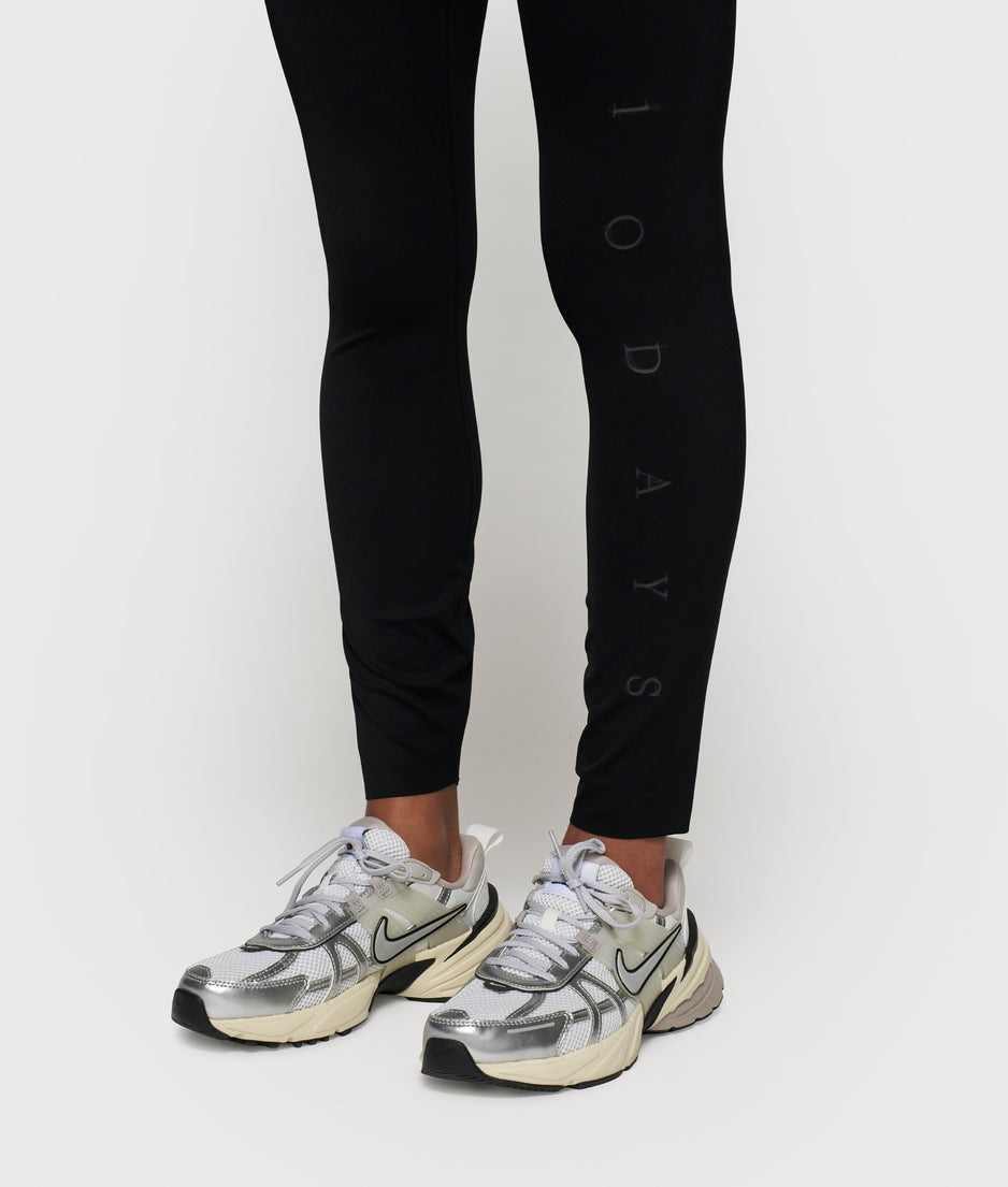 sporty leggings | black