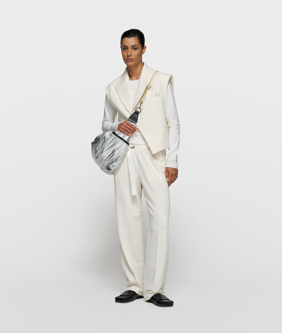 big banana bag | silver