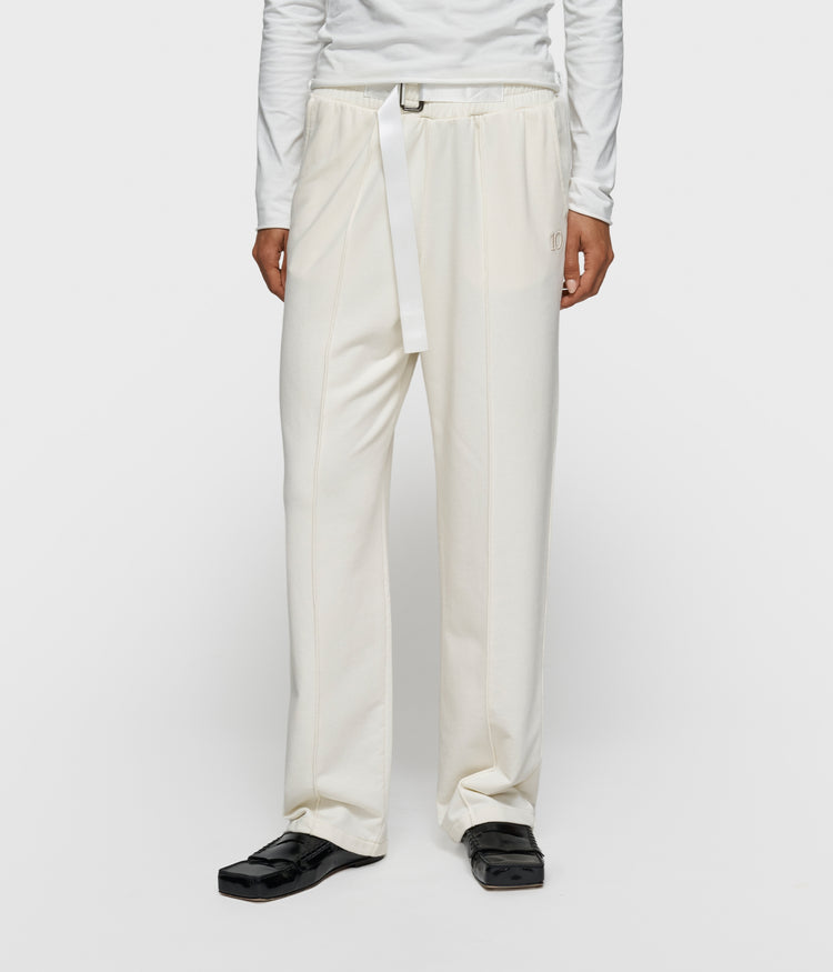 belt jogger | pearl
