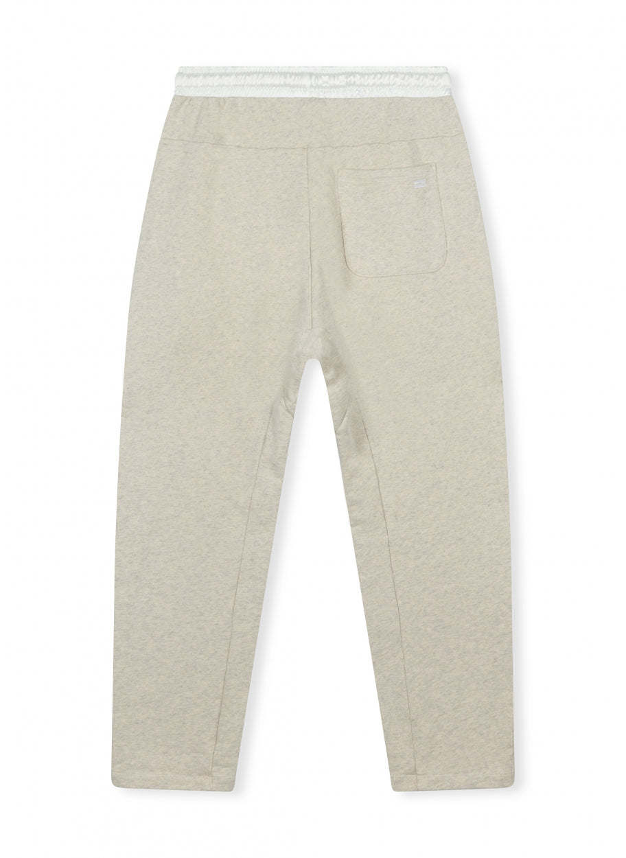 THE STATEMENT JOGGER | soft white melee