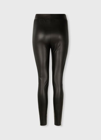 THE ZIPPER LEGGINGS | black