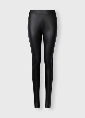 THE LEATHERLOOK LEGGINGS | black