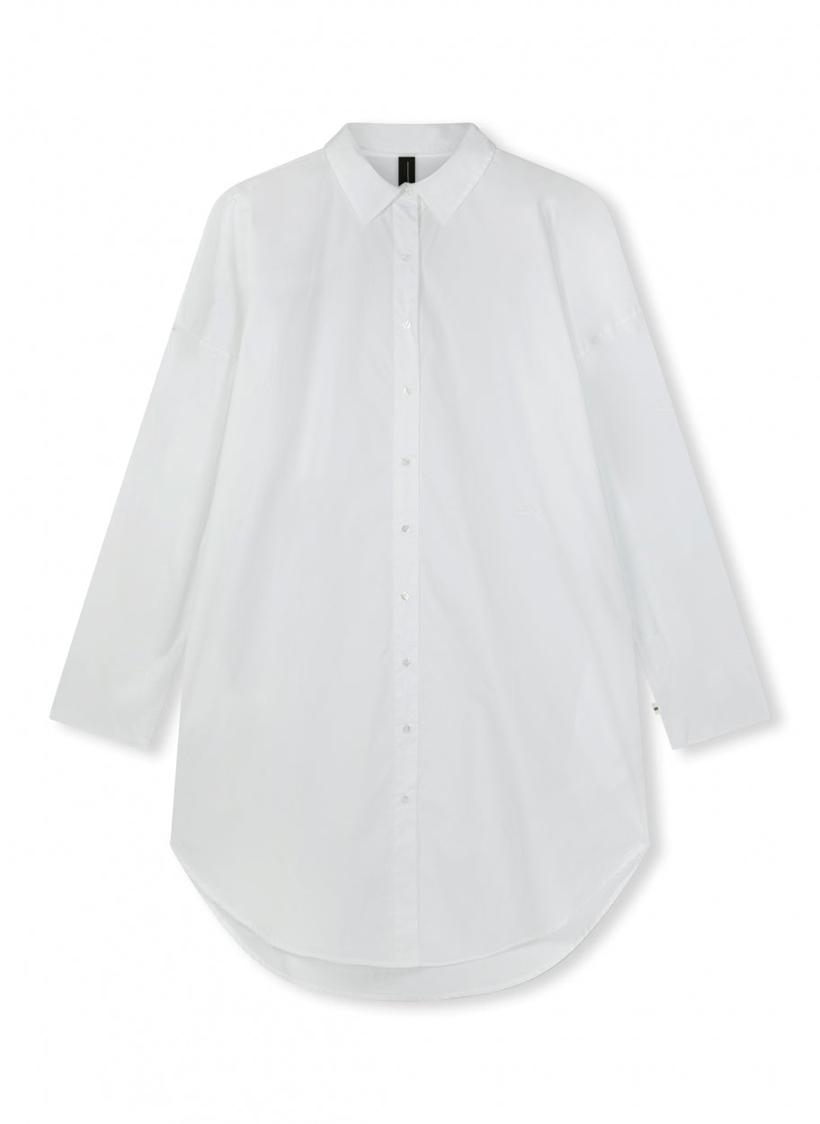 THE POPLIN SHIRT | white