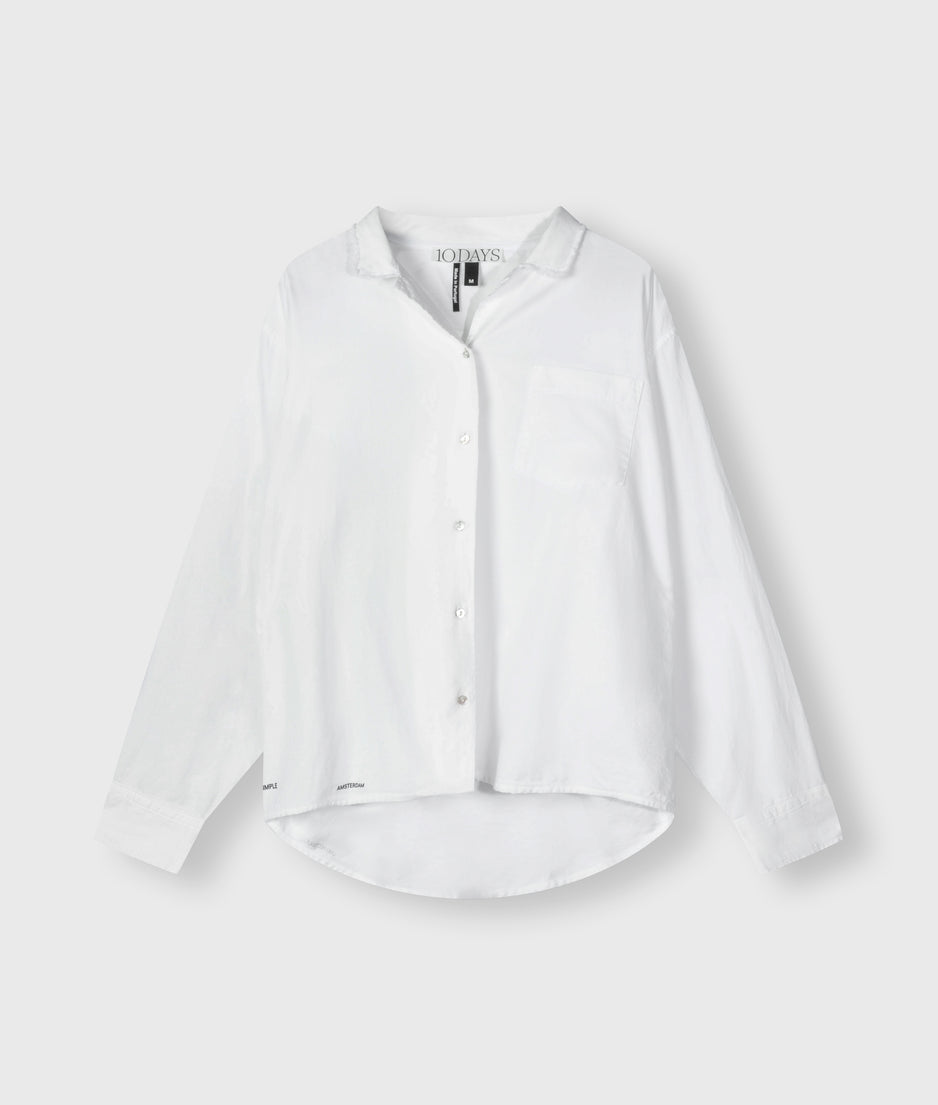 THE PIQUE SHIRT | white