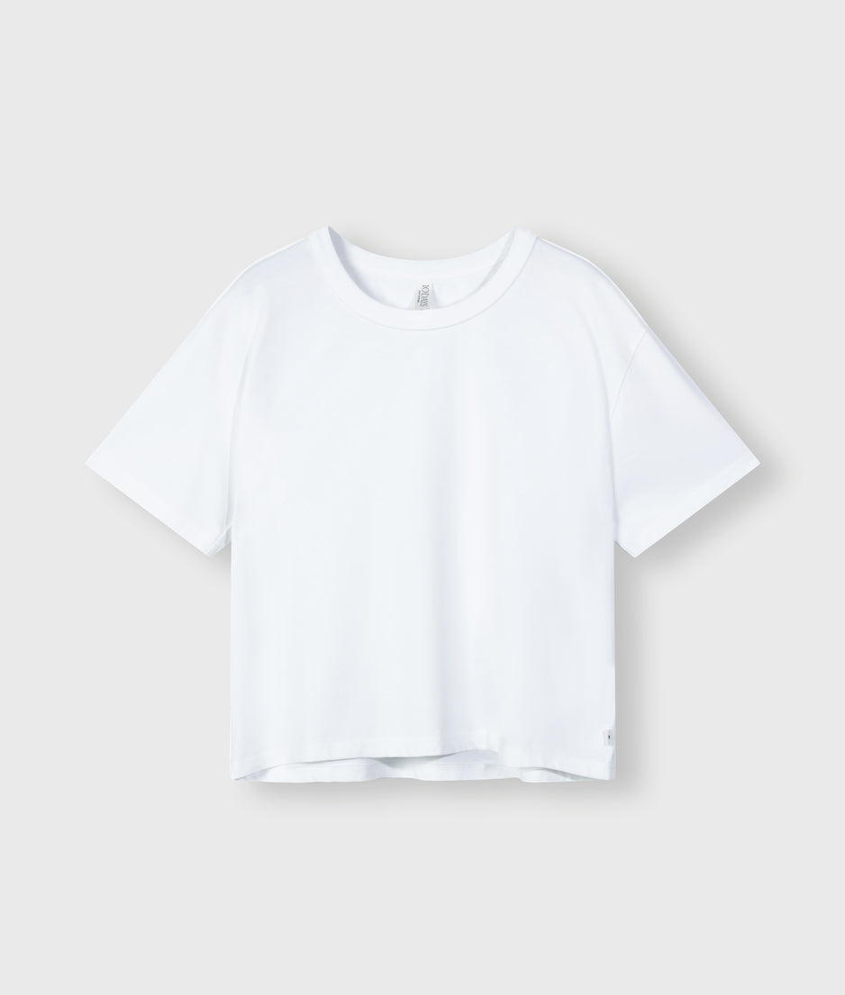 THE THICK COTTON TEE | white