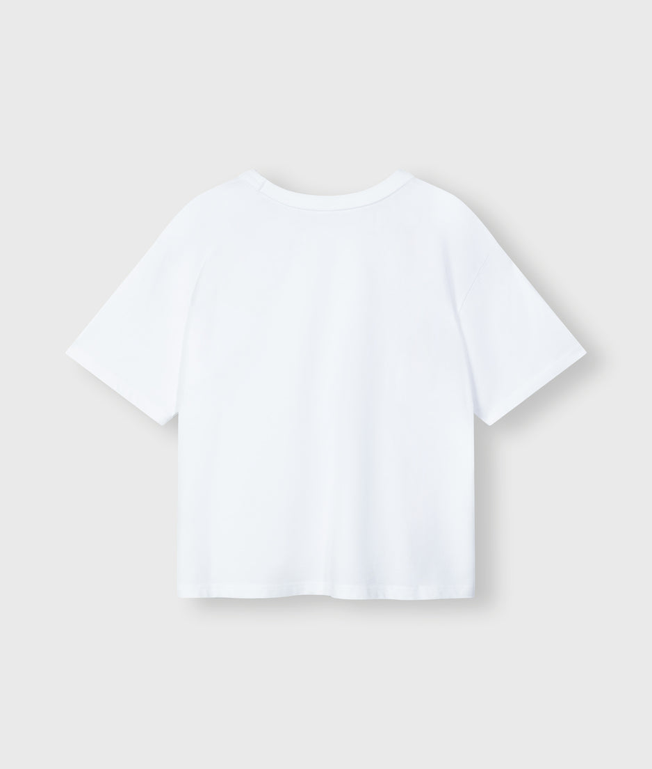 THE THICK COTTON TEE | white