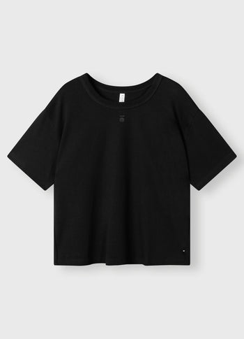 THE THICK COTTON TEE | black