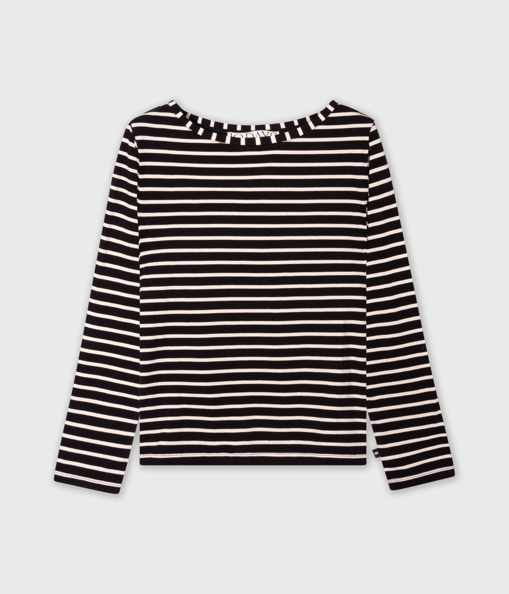 THE LONGSLEEVE STRIPE | black/white