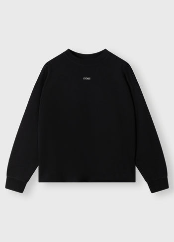 THE SWEATER LOGO | black