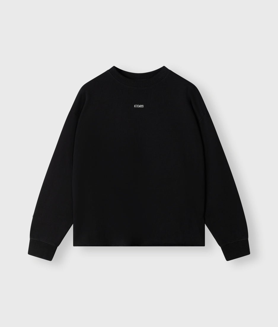 THE SWEATER LOGO | black