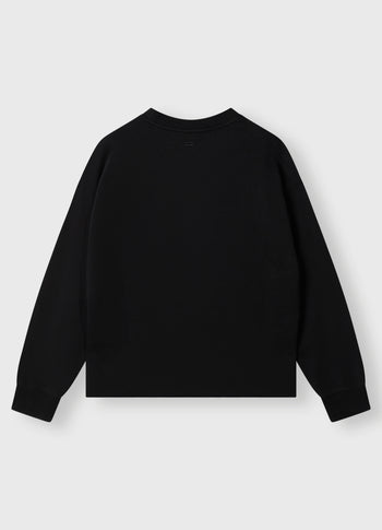 THE SWEATER LOGO | black