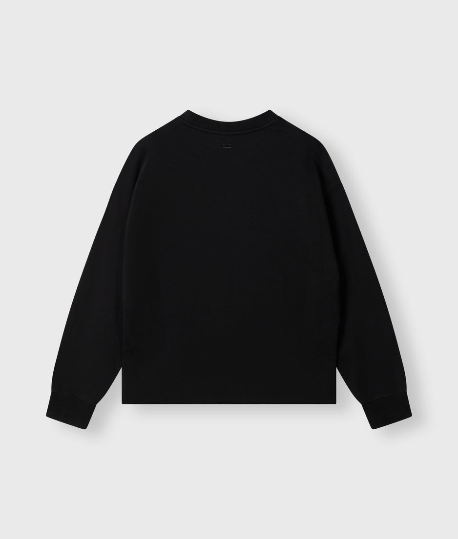 THE SWEATER LOGO | black