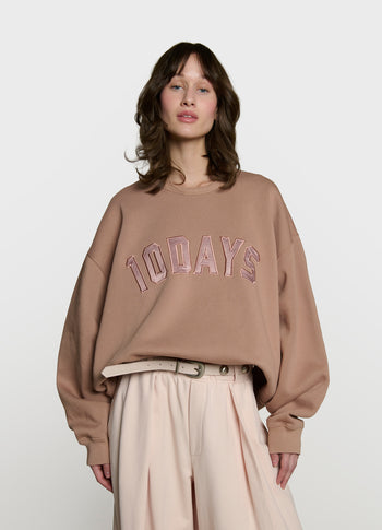 statement sweater | light fudge
