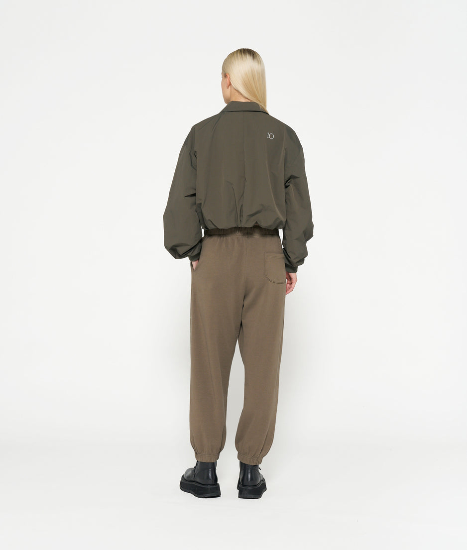 Bar jogger fleece | dark moss