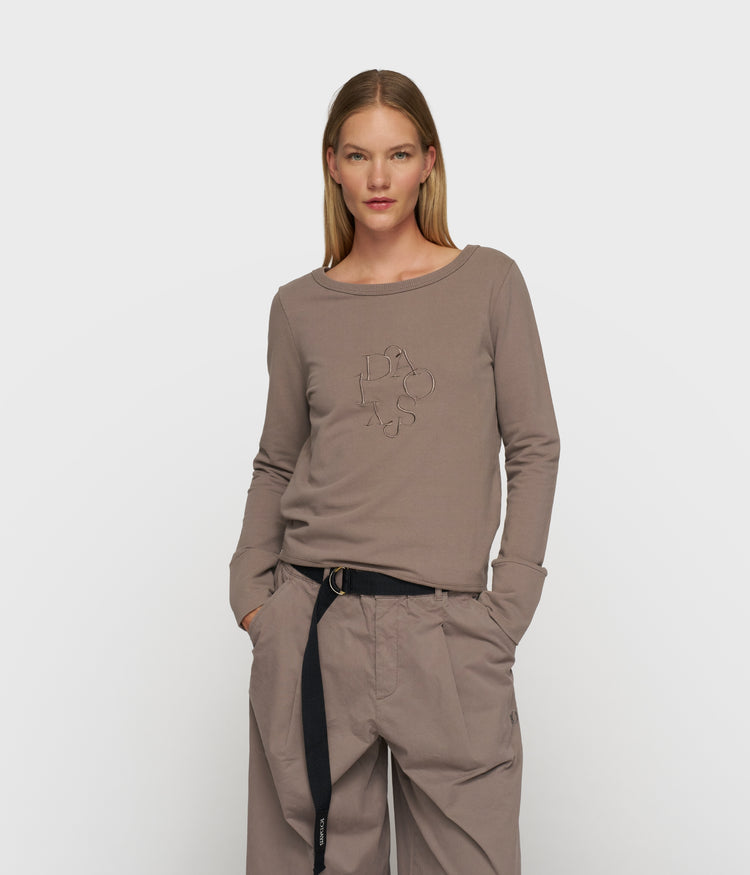 easy logo sweater | moonrock