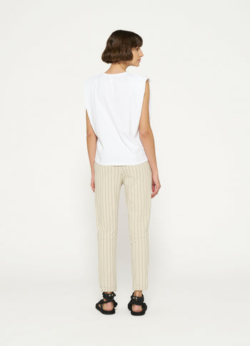 padded proud tee | white