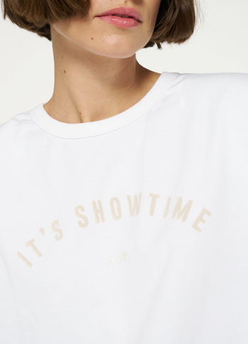 padded proud tee | white