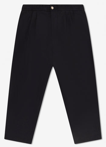 Cameron wool woven pants | dark blue