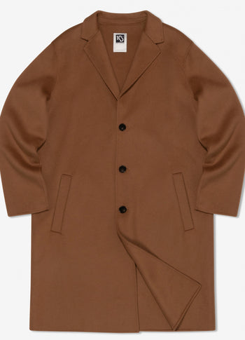 Brighton soft wool coat | camel