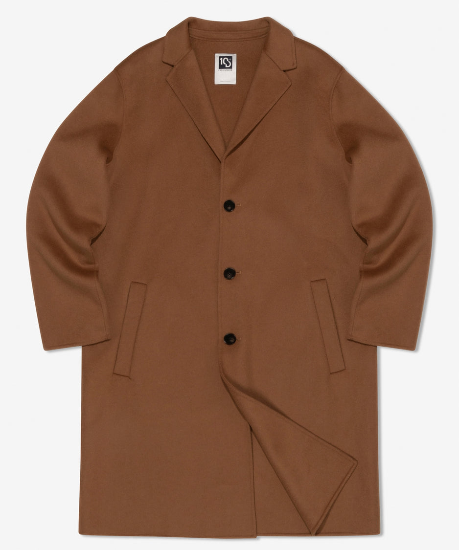 Brighton soft wool coat | camel