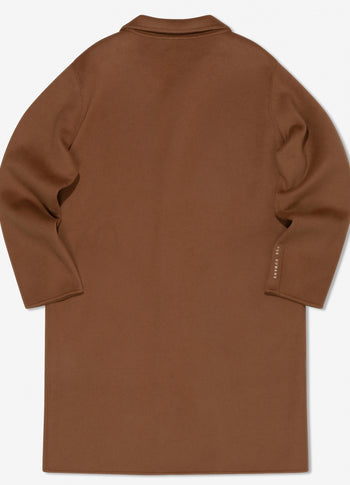 Brighton soft wool coat | camel