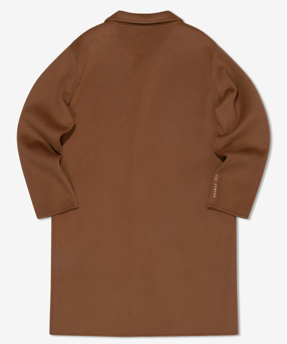 Brighton soft wool coat | camel