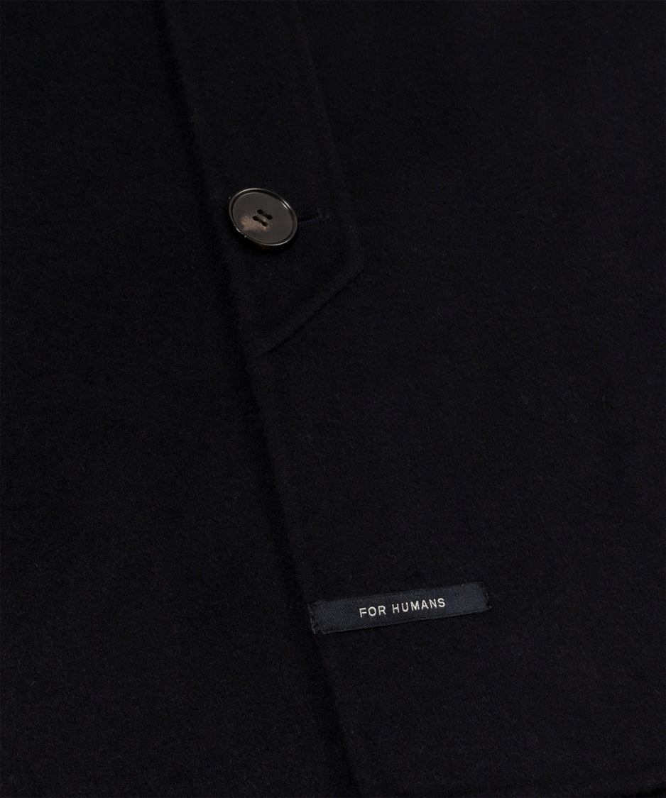 Harper soft wool jacket | dark blue