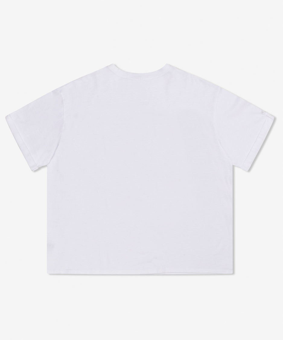 Andy heavy jersey tee | white