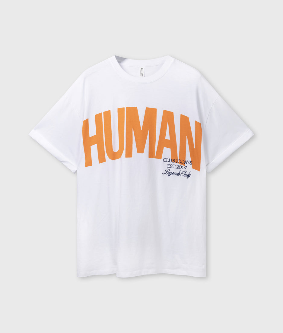 oversized tee | white