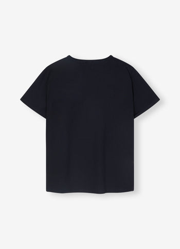 Vince cotton tee | dark blue