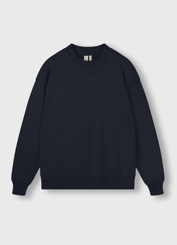 Levi fleece sweater | dark grey blue