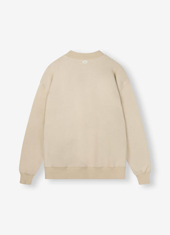 Levi fleece sweater | oat