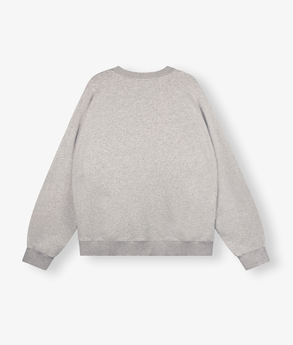 Human fleece sweater | light grey melee