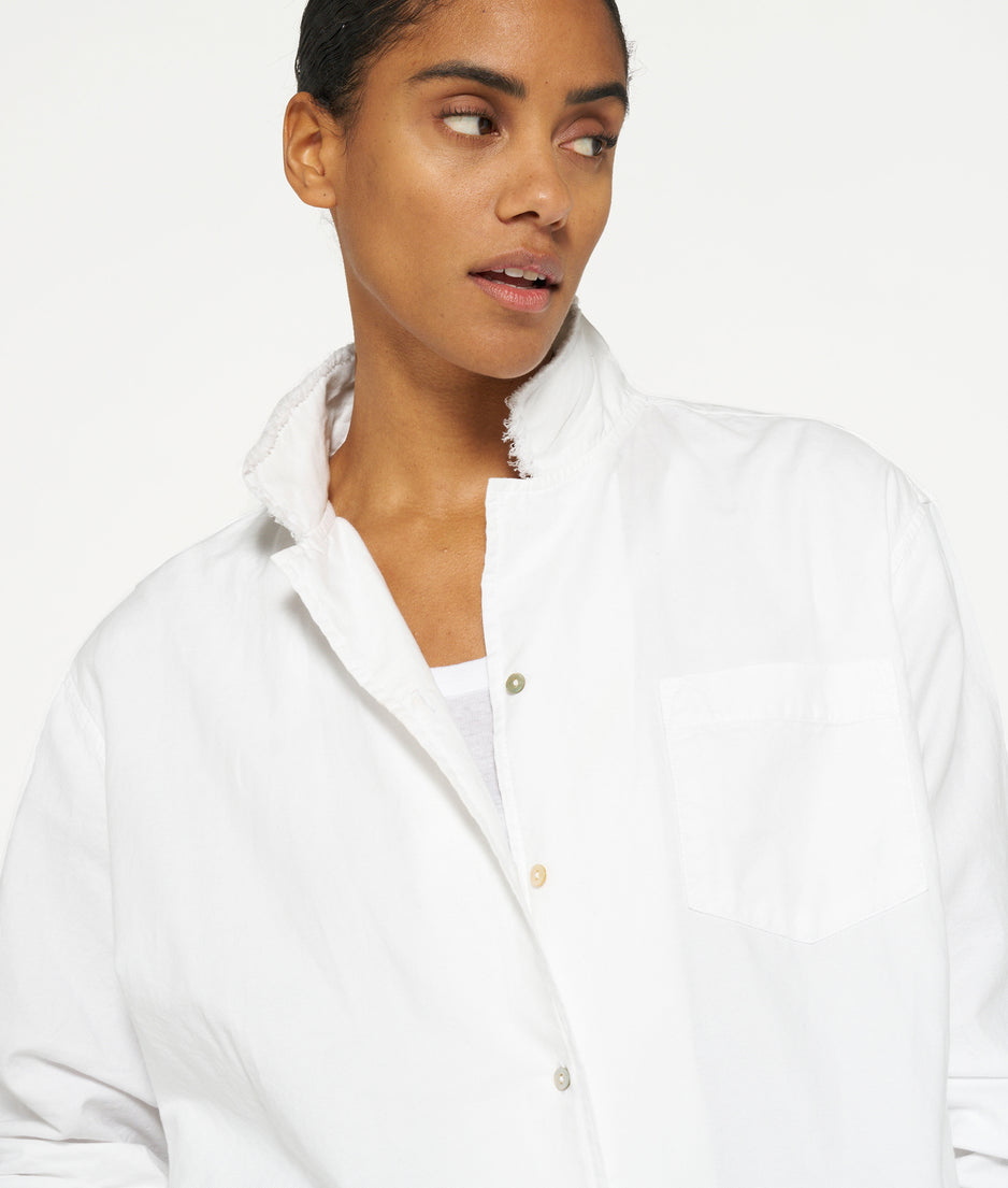 THE PIQUE SHIRT | white