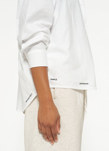 THE PIQUE SHIRT | white